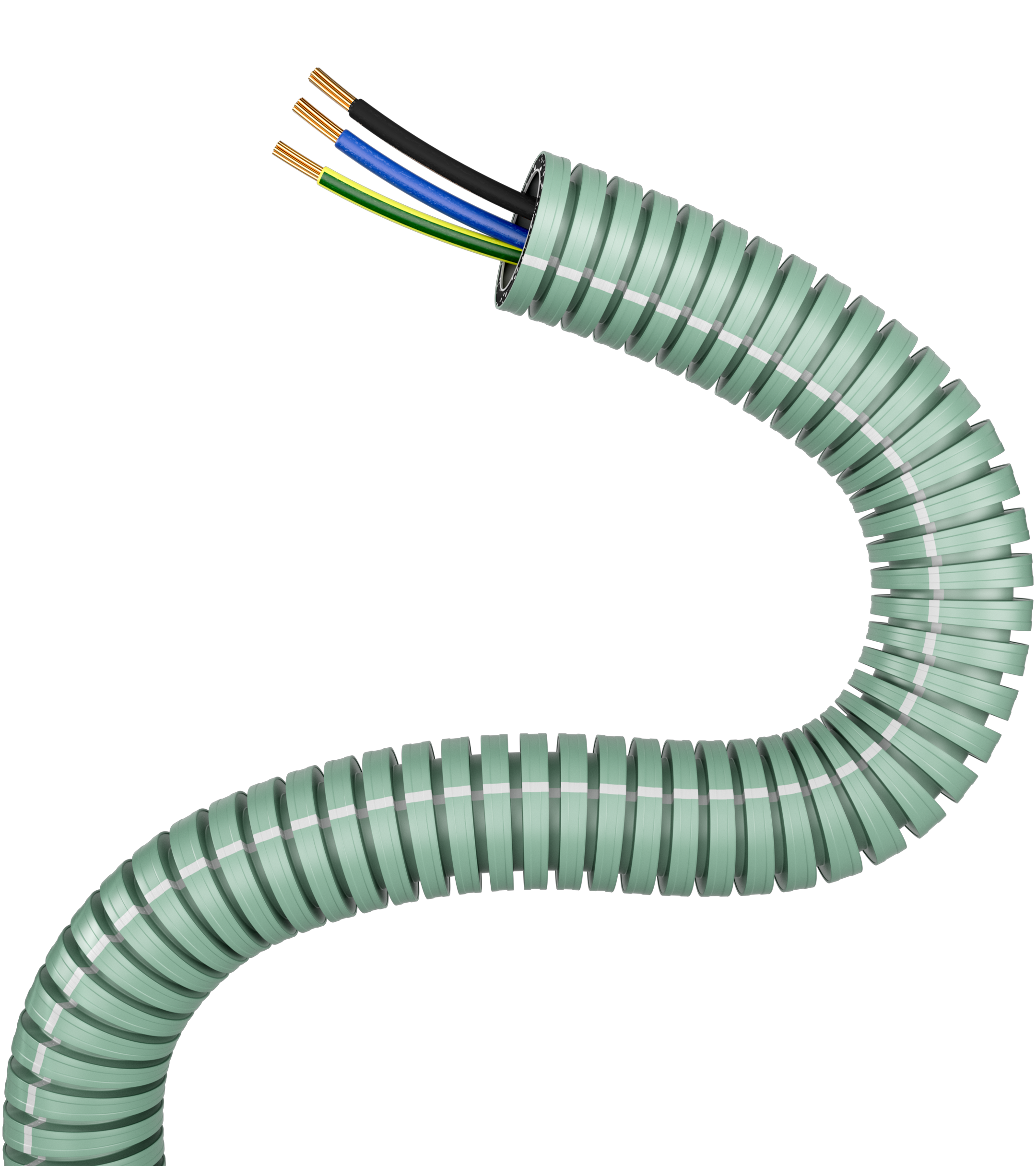Flexbuis 16/H07V-U 2x2,5+1x1,5 (GG,BL,ZW) iCable rPP R100