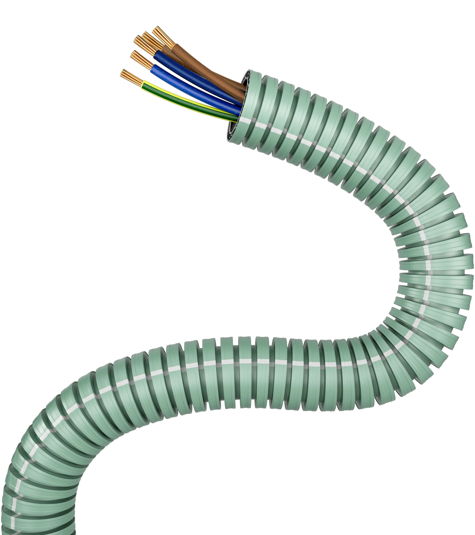 Flexbuis 20/H07V-U 5G2,5 (BR/BR/BL/BL/GG) iCable rPP R100