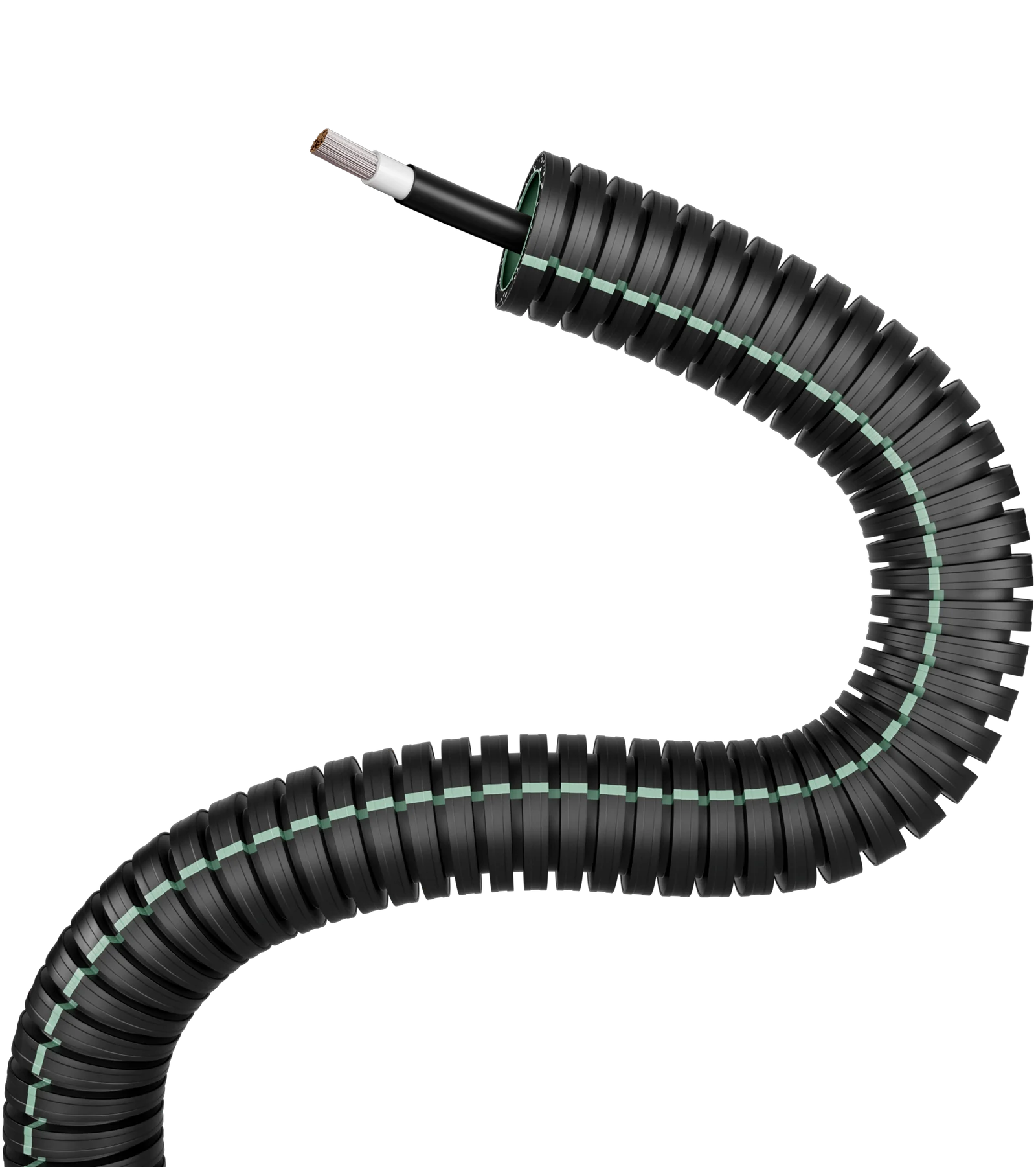 Flexbuis 16/H1Z2Z2-K 1x6 Zwart UV iCable rPP R100