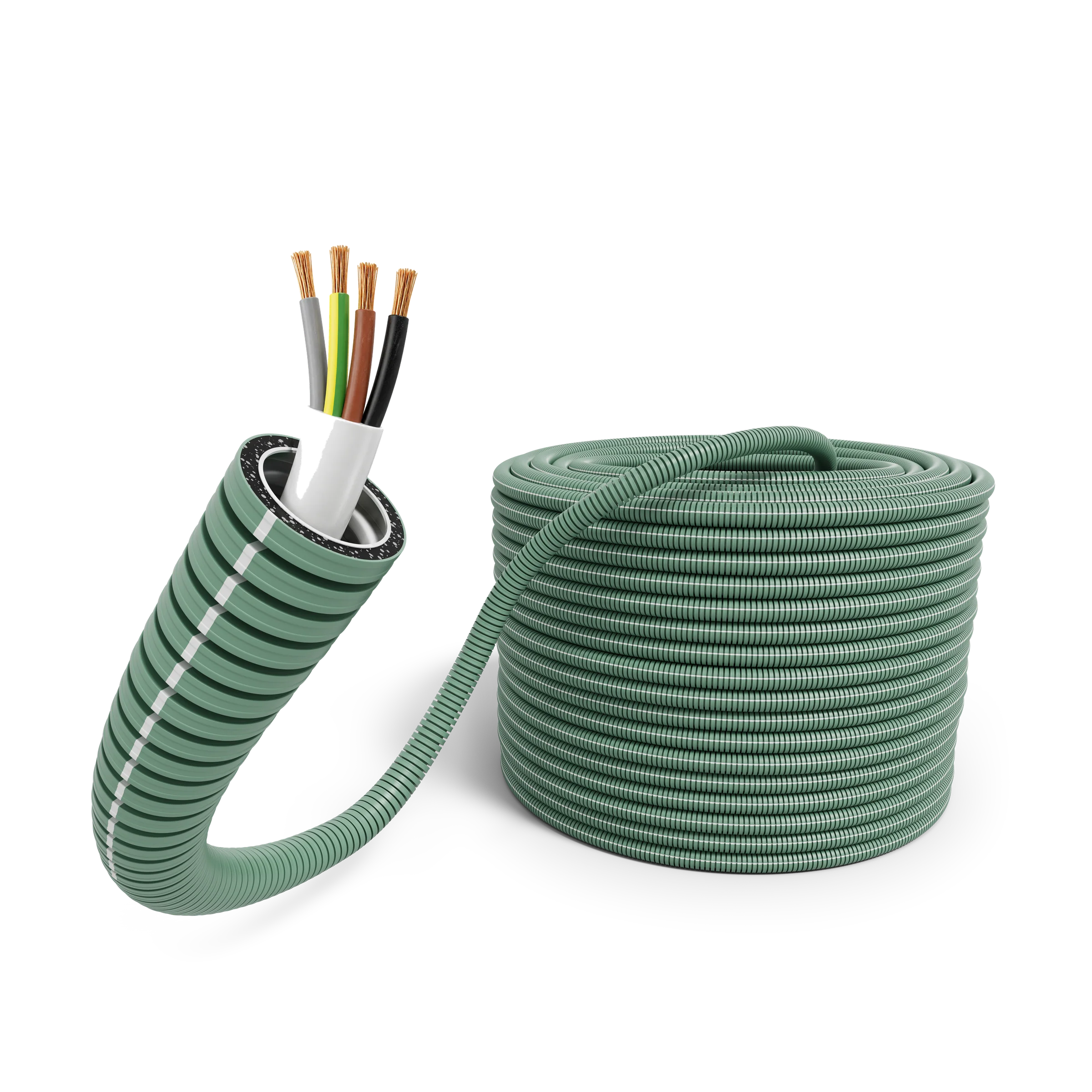 Flexbuis 16/H05VV-F 4G0,75 Wit iCable rPP R100