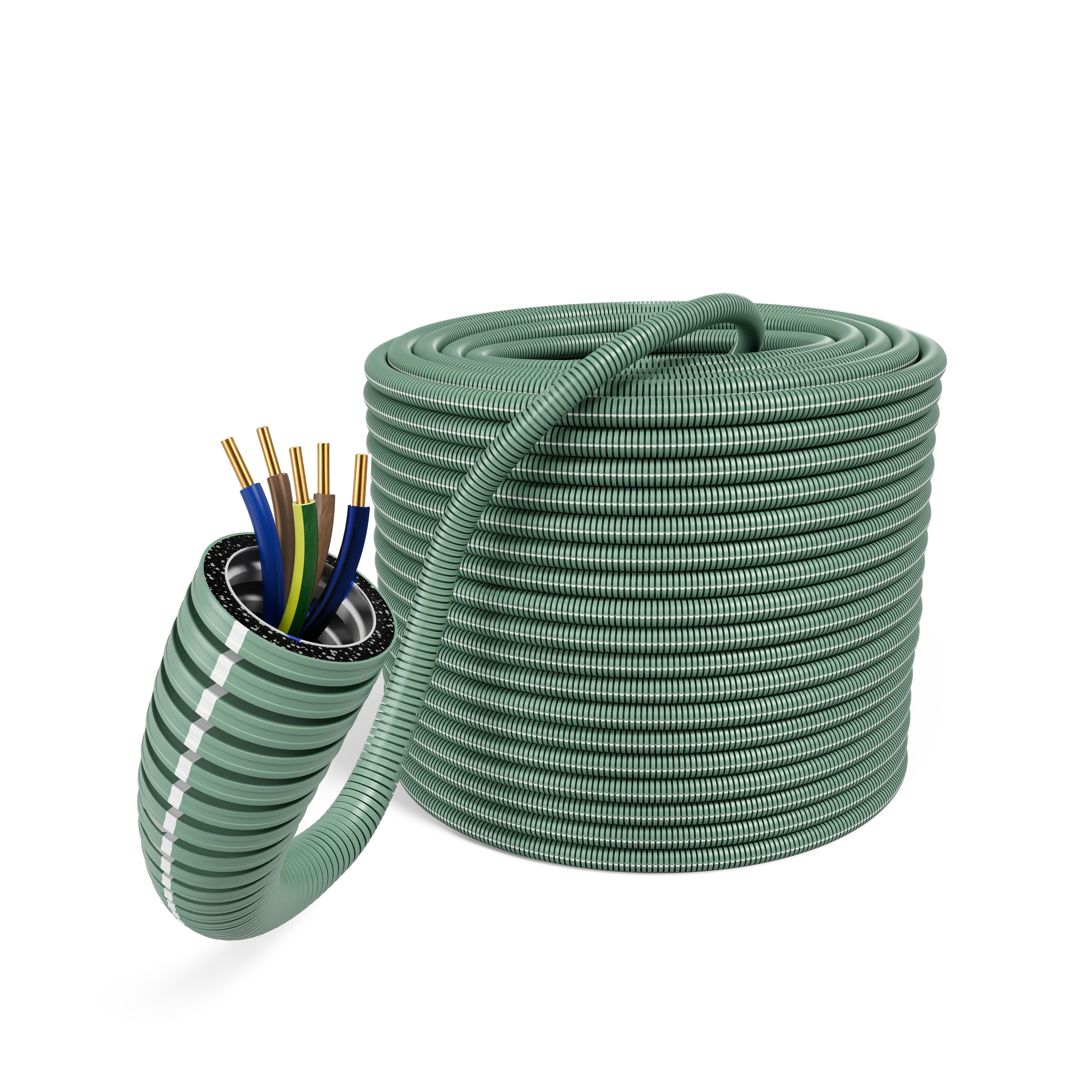 Flexbuis 20/H07V-U 5G2,5 (BR/BR/BL/BL/GG) iCable rPP R100